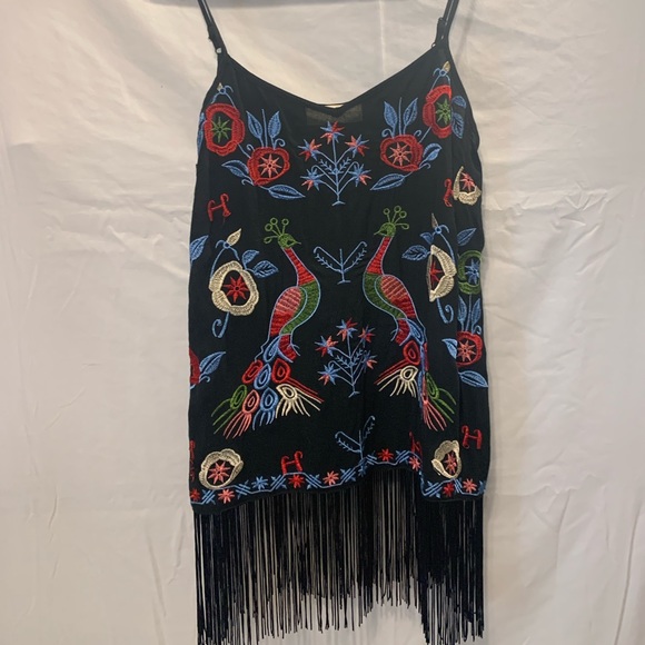Ya Ya Club Tops - Ya Ya club top Embroidered peacocks.Size small